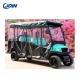 Durable Waterproof Golf Cart Rain Cover 6 Passengers Enclosure