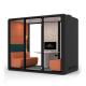 81.6 Inch Glass Soundproof Phone Booth Room 2300HMM Eco Friendly