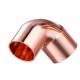90 degree copper short elbow FTG x C, copper fitting, copper elbow, pipe elbow, refrigeration fitting
