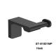 Wall mounted stainless steel bathroom accessories set robe hook black colour