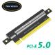 PCI-E Express 5.0 16X  Male To Female Extender Riser Card Adapter Pcie 5.0 16x 180 Degree Height Increasing Card