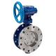 Customized Support Butterfly Valves With Pneumatic Actuator and Double Flange for ODM