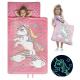 Fantasy Kids Slumber Bag Suitable For Indoor And Outdoor Within Pink Theme
