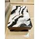 Luxury Panda White Marble Tile With Black Veins For Coffee Table
