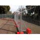 Construction Site Temporary Cyclone Fencing With Q195 Iron Wire Materials