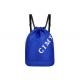 Customized Drawstring Beach Bag , Drawstring Swim Bag With Wet Dry Separation Backpack