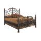 Queen Size ODM Steel Double Bed For Hotel Bedroom