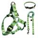 Flower Pattern Dog Harness Set Puppy Cat Sublimation Dog Lead Set