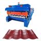 New Design Metal Glazed Tile Roll Forming Machine For 0.3-0.8mm Bamboo Color Steel