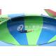 Red / Yellow Aqua Park Equipment 16m Space Bowl Water Slide For Water Park