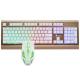 Easy Operation Pc Gaming Keyboard And Mouse Set Water Resistant Design