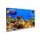 Modular 49 Inch LCD Video Wall Screens Metal Frame For Hotel Information Display