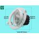 TwoTrim  Universal Direction Adjustable  7w 600lm Recessed Commercial LED Downlight Dimmable 85-265V AC