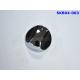 High Gloss Oven Control Knob Electroplate Chrome / Nickel Zamac Material