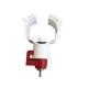 White Nipple Drinker For Quail Poultry Drinking Line Parts Automatic