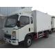 HOWO small FPR refrigerated box trucks 4X2 for fresh food transport