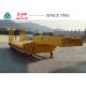 30 Tons 2 Axles Custom Lowboy Trailers Flat Deck Type With Spring Suspension