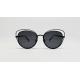 Women's Oversized Polarized Metal Frame Mirrored Cat Eye Sunglasses