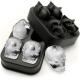 Eco Friendly 4 Grid 3D Skull Silicone Ice Cube Trays