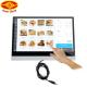 Tempered Glass Multi Touch LCD Monitor 15 Inch With 8ms Response Time
