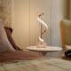 Minimalist Contemporary LED Spiral Table Lamp Rose Gold/Black Aluminum 12W Lamp For Bedroom