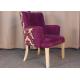 Classic Modern Fabric Armchairs For Living Room With Solid Oak Wood dining chair