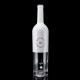 Custom Bottle 750ml White Spray Paint Whisky Vodka Empty Glass Bottle With Cork