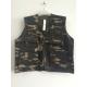 mens vest in T/C 65/35 fabric, camouflage, fishing vest, S-3XL