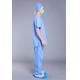 Reusable 100% Cotton GB15979 Blue Scrub Suit For Doctors