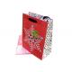 Christmas Art Paper Retail Shop Bags For Gifts Customized Color / Logo