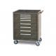 Customized Color Mechanic Rolling Cart , Metal Mobile Trolleys For Tools