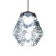 Diamond Cut Modern Hanging Pendant Lights Tall Chrome Copper Cool White Crystal Chandelier