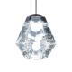 Diamond Cut Modern Hanging Pendant Lights Tall Chrome Copper Cool White Crystal