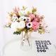 Roses, daisies, artificial flowerballs, hydrangeas, artificial hand-held bouquets, wedding artificial flowers, home flower arrangements, decorative silk flowers