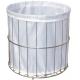 Stainless Steel Laundry Basket for Linen smooth finish