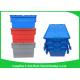 Stackable Plastic Storage Containers With Attached Lids Heavy Duty