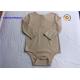 100% Cotton Newborn Baby Bodysuits Crew Neck Long Sleeve Baby Romper For Girls