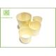 New Product Disposable Wooden Round Cup for Food Party Cake Cup