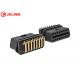 OBD 2 OBD2 OBDII Female Connector With Right Angle Gold Plated Pin Bent Towards the Narrow Side