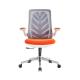 Orange Boss Mesh Swivel Chair Executive Low Back Swivel Desk Chair