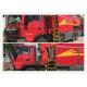 Wireless Control Water Supply Fire Brigade Truck / Fire Fighting Vehicles 294kw