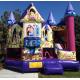 Disney Princess Bounce House Jumping Castle Pink Inflatable Slide Castle For Party