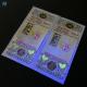 Offset Printing Holographic Security Stickers Glossy/Matt Surface Permanent Adhesive