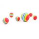 Three Size EVA Plastic Dog Balls , Cats Toys Iridescent Tennis Plastic Squeaky Dog Balls