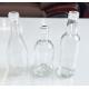 Clear Sealing Type Cork Empty 30ml 50ml 100ml Liquor Bottles for Ice Wine Clear Glass
