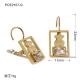 Fashion  316L Stainless Steel Gold Plated Earrings Jewellery Gift
