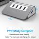 10 Port Usb C Hub Portable USB C Hub Type C To 4 USB A Ports For PC Tablet