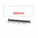 Tube Bar Long Pegboard Hooks Black 660mm 920mm Size Zinc Chrome Surface