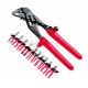 9-1/21000 V Voltage Insulated Dipped Handle Grip D4 Water Pump Pliers 1000V Heavy Duty Plumbing Tool Water pump Pliers