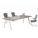 Customized Size Rectangle Metal Legs Meeting Table Boardroom Tables Modern Conference Table